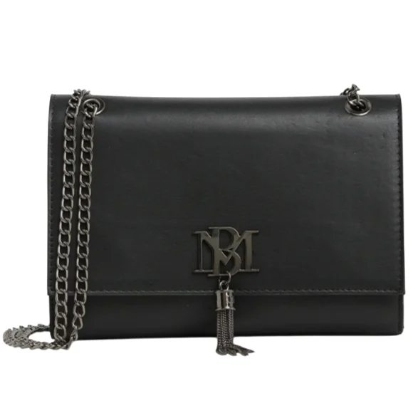 Badgley Mischka Collection Tassel Crossbody Bag. - Picture 3 of 8